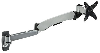 Picture of Mount-It! MI-35114S Height Adjustable, Articulating, Rotating, Tilting, and Swiveling 360 Degrees, Vesa 75mm and 100mm Compatible, Lcd, Plasma, Tv, Computer Monitor Flat Screen Wall Mount for Screen 27inches or Less and 19.8lbs or Less