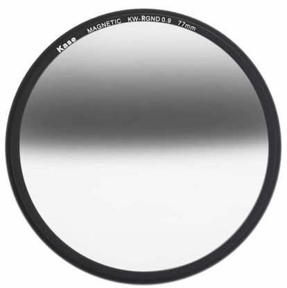 Picture of Kase Wolverine 77mm Reverse Grad ND0.9 Magnetic Shockproof Tempered Optical Glass Sunset Filter Incl Adapter 77 ND 0.9 3 Stop