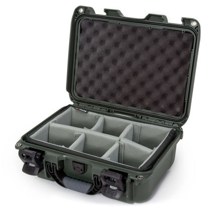 Picture of Nanuk Medium Series 915 Lightweight NK-7 Resin Waterproof Protective Case with Padded Dividers, Olive