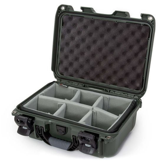Picture of Nanuk Medium Series 915 Lightweight NK-7 Resin Waterproof Protective Case with Padded Dividers, Olive