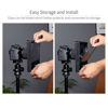 Picture of FEELWORLD TP10 10" Portable Foldable Teleprompter for Up to 11" Smartphone Tablet Prompter Phone DSLR Camera Video Record for Live Stream Interview Speech with Lens Adapter Rings APP Control Carry Bag
