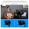 Picture of FEELWORLD TP10 10" Portable Foldable Teleprompter for Up to 11" Smartphone Tablet Prompter Phone DSLR Camera Video Record for Live Stream Interview Speech with Lens Adapter Rings APP Control Carry Bag
