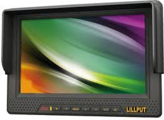 Picture of LILLIPUT 668GL-70NP/H/Y 7" On-Camera Field Hd Monitor for DSLR + Shoe Mount + Mini Hdmi Cable + Battery Charger Adapter by Viviteq INC