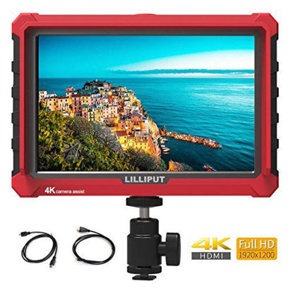 Picture of LILLIPUT A7S 7 inch IPS On-Camera Monitor with 4K HDMI Input Output, 1920x1200 Field Monitor for DSLR and Mirrorless Camera with Histogram False Color Peaking