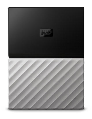 Picture of WD 1TB Black-Gray My Passport Ultra Portable External Hard Drive - USB 3.0 - WDBTLG0010BGY-WESN (Old Generation)