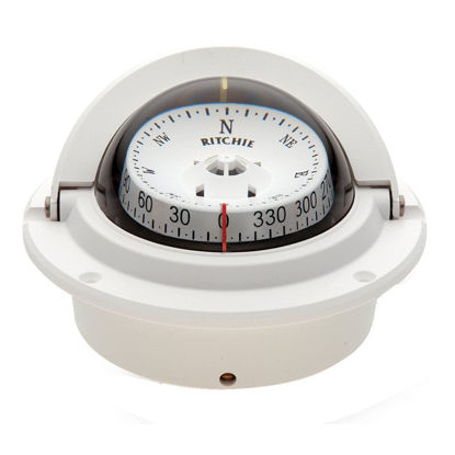 Picture of Compass, Flush Mount, 3 Combi, White