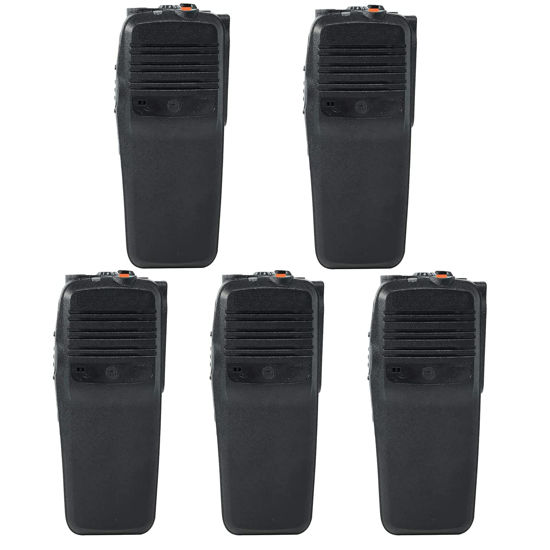 Picture of Amasu 5Pcs PMLN4922 XPR6350 Black Front Housing Case Replacement Compatible with XPR6350