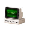 Picture of NATEFEMIN Mini Vintage Portable Monitor, Secondary Screen LCD Display Monitor for PC Laptop, HDMI USB 3.0 Hub SD3.0 TF Card Reader