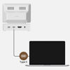 Picture of NATEFEMIN Mini Vintage Portable Monitor, Secondary Screen LCD Display Monitor for PC Laptop, HDMI USB 3.0 Hub SD3.0 TF Card Reader