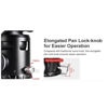 Picture of SUNWAYFOTO Epic EB-52 52mm Tripod Ball Head & QR Plate Arca/RRS Compatible Sunway