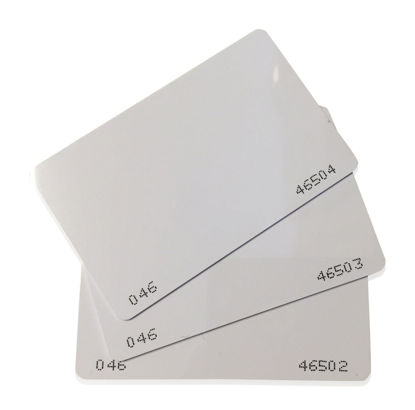 Picture of 200 pcs 26 Bit Proximity CR80 Cards Weigand Prox Blank Printable Swipe Cards Compatable with ISOProx 1386 1326 H10301 format readers. Works with the vast majority of access control systems