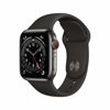 Picture of Apple Watch Series 6 (GPS + Cellular, 40mm) - Graphite Stainless Steel Case with Black Sport Band (Renewed)