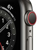 Picture of Apple Watch Series 6 (GPS + Cellular, 40mm) - Graphite Stainless Steel Case with Black Sport Band (Renewed)