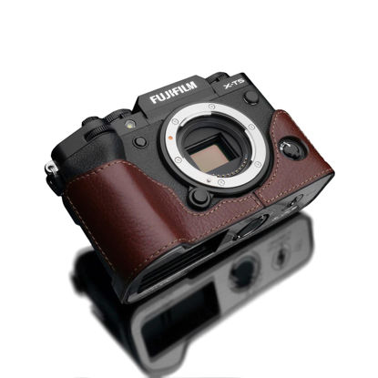 Picture of Gariz Leather Camera Case for FUJIFILM X-T5 XS-CHXT5BR Brown