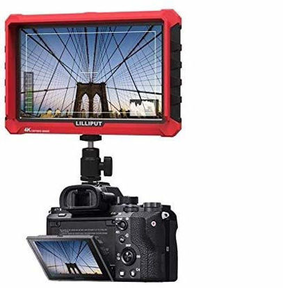 Picture of Lilliput A7S 7-inch 1920x1200 IPS Screen Camera Field Monitor 4K HDMI Input Output Video for DSLR Mirrorless Camera Sony A7S II A6500 Panasonic GH5 Canon 5D Mark IV DJI Ronin M