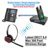 Picture of INNOTALK Wireless Headset with Remote Answering Cord Compatible with Avaya 1408, 1416, 9504, 9508 (Explorer)
