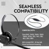 Picture of INNOTALK Wireless Headset Compatible with Cisco 6945 7942G 7945G 7962G 7965G 7975G 7821 7841 7861 8811 8841 8845 Phone (Explorer)