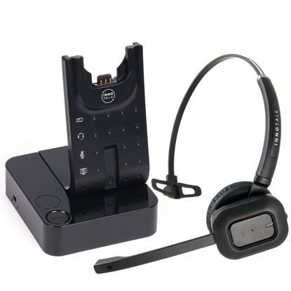 Picture of INNOTALK Wireless Headset for Desk Phone + Remote HookSwitch Device for Cisco 8961, 9951, 9971 Phone