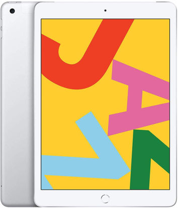 Picture of Apple iPad 10.2 Inch (2019) Wi-Fi + Cellular 32 GB - Silver (Renewed)