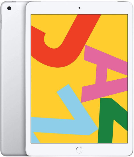 Picture of Apple iPad 10.2 Inch (2019) Wi-Fi + Cellular 32 GB - Silver (Renewed)