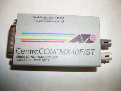 Picture of CentreCOM MX40F/ST Fiber Optic Transceiver 10BASE-FL 802.3