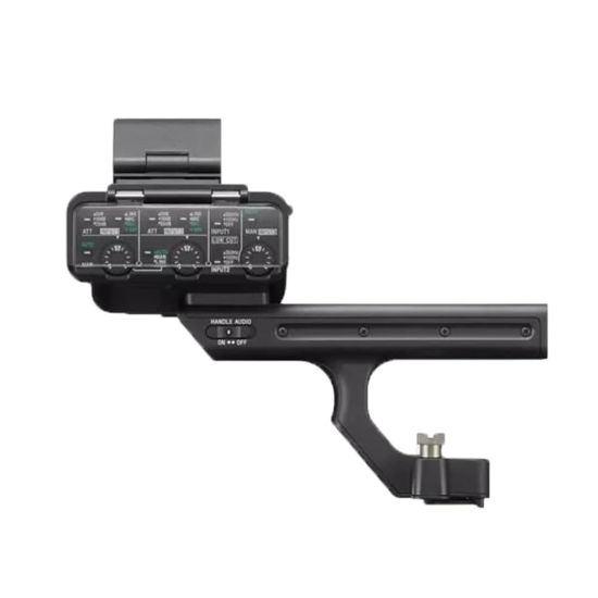 Picture of Replacement Grip Top Handle Mic Holder Block Mic Audio Shoe Holder XLR-H1 for Sony FX30 ILME-FX30 Camera Accessories
