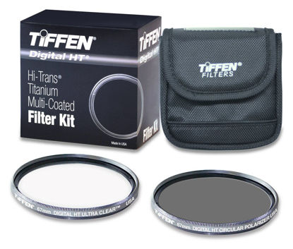Picture of Tiffen 67HTPTP 67MM Digital HT Twin Pack with Ultra Clear and Circular Polarizer
