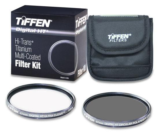Picture of Tiffen 67HTPTP 67MM Digital HT Twin Pack with Ultra Clear and Circular Polarizer