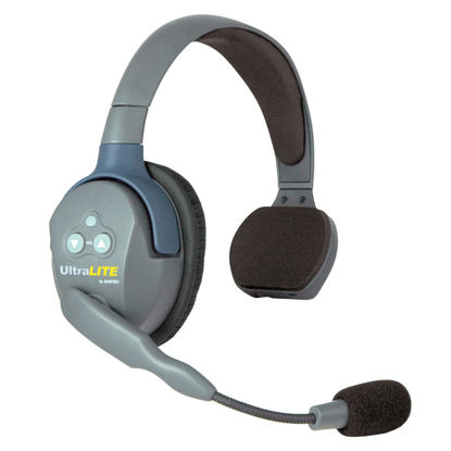 Picture of Eartec UltraLITE Single Remote Headset with Microphone and Rechargeable Lithium Battery, Classic Version