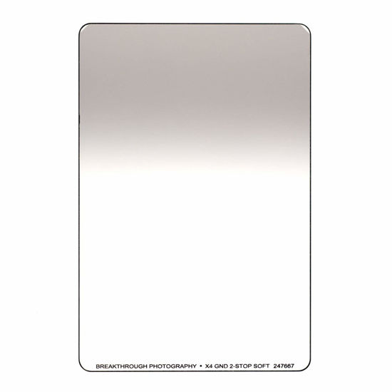 Picture of Breakthrough Filters 2 Stop Soft Filter 100x150mm X4 GND Graduated Neutral Density Filter