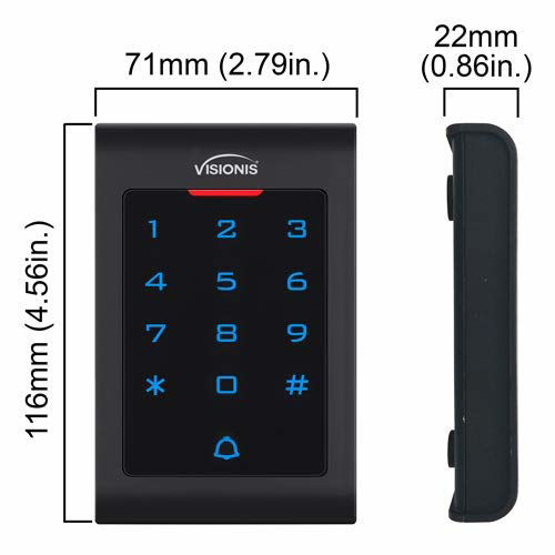 Getuscart Visionis Fpc 5338 One Door Access Control Out Swinging Door