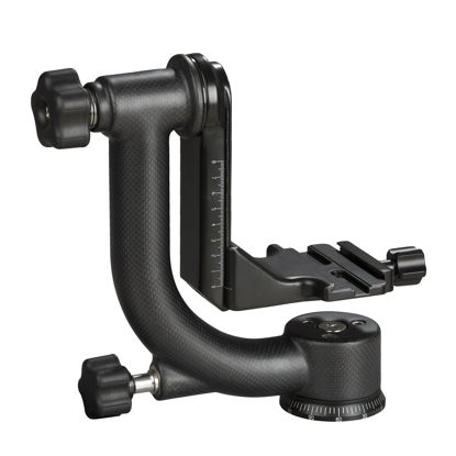 Picture of Movo GH800 Carbon Fiber Professional Gimbal Tripod Head with Arca-Swiss Quick-Release Plate - for Outdoor Bird/Wildlife Photography