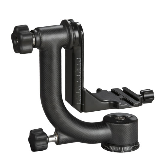 Picture of Movo GH800 Carbon Fiber Professional Gimbal Tripod Head with Arca-Swiss Quick-Release Plate - for Outdoor Bird/Wildlife Photography