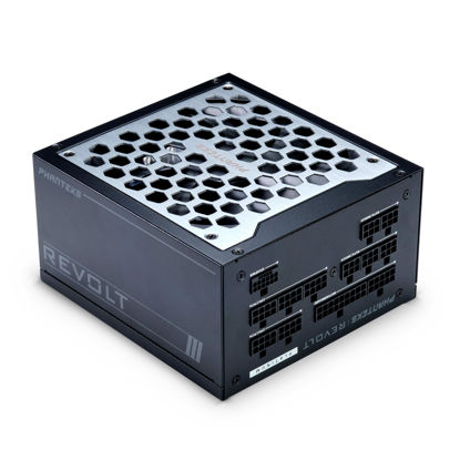 Picture of Phanteks (PH-P1000PR_BK01C) Revolt 1000W 80PLUS Platinum, ATX 3.0, PCIe 5.0, Fully Modular, Cable-Less, Power Supply Unit Only (Cables Sold Separately), Black