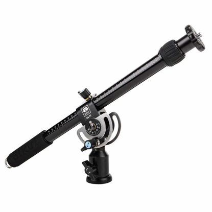 Picture of Sirui HA-77 Telescopic Boom Extension Arm (Aluminum, max. Length 77 cm / 30.3 in, max. Loading 5 kg / 11 lb) Black