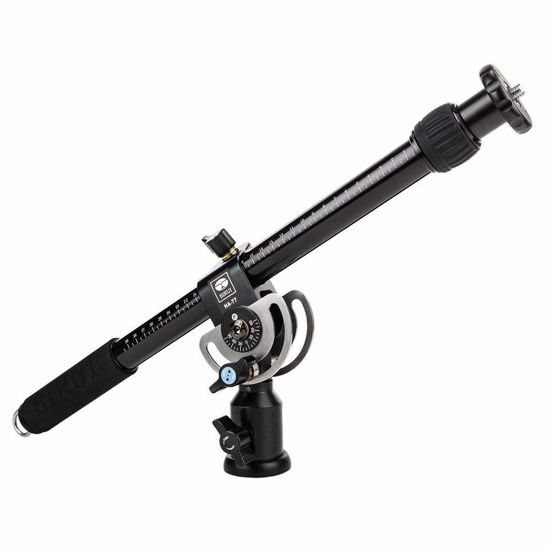 Picture of Sirui HA-77 Telescopic Boom Extension Arm (Aluminum, max. Length 77 cm / 30.3 in, max. Loading 5 kg / 11 lb) Black