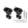 Picture of Proaim Multi-Stand Holder Clamp Set for Camera Production Cart. Holds Full-Size Light/C-Stands on Victor, Atlas Cart. Quick Tool-less Mounting, Secure Locking Pin. Easy Cable/Wire Management (VCTR-LC)