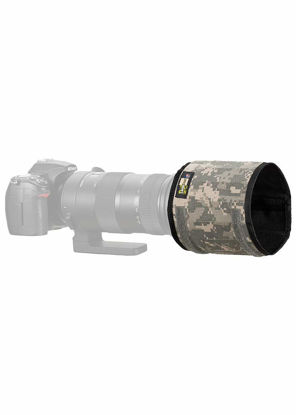 Picture of LensCoat TravelHood Camouflage Replacement Lens Hood Protection TravelHood Zoom, Digital Camo (thzdc)