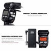 Picture of YONGNUO YN14EX II Macro Ring Flash Light Kit with Large Size LCD Display Adapter Rings Color Temperature Filters Hot Shoe Mount Compatible with Canon DSLR Cameras