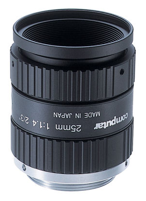 Picture of COMPUTAR M2514-MP2 2/3" 25mm f1.4 w/locking iris & focus, megapixel, C-mount