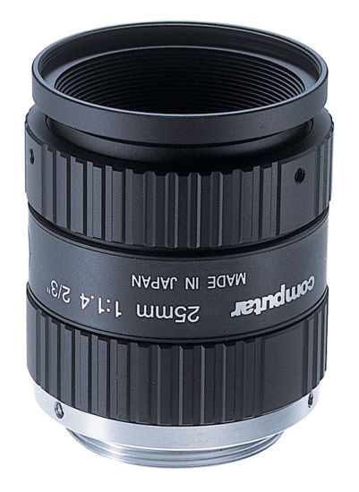 Picture of COMPUTAR M2514-MP2 2/3" 25mm f1.4 w/locking iris & focus, megapixel, C-mount