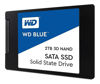 Picture of Western Digital 2TB WD Blue 3D NAND Internal PC SSD - SATA III 6 Gb/s, 2.5"/7mm, Up to 560 MB/s - WDS200T2B0A, Solid State Hard Drive