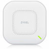 Picture of Zyxel True WiFi 6 AX3000 Multi-Gigabit Business Access Point | 2.5G Uplink & 1 GbE Passthrough | Mesh, Seamless Roaming, Captive Portal | Hybrid Cloud | POE+ Support | AC Adapter Included | NWA210AX