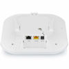 Picture of Zyxel True WiFi 6 AX3000 Multi-Gigabit Business Access Point | 2.5G Uplink & 1 GbE Passthrough | Mesh, Seamless Roaming, Captive Portal | Hybrid Cloud | POE+ Support | AC Adapter Included | NWA210AX