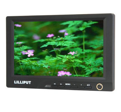 Picture of LILLIPUT 8" 869gl-80np/y Hdmi with Ypbpr Input Monitor for Hd Camera with 1/4" Hot Shoe Mount and 12v Rechargerable Battery Package by Viviteq INC
