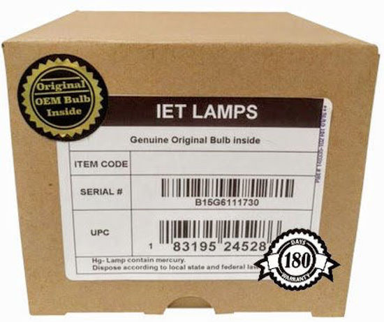 Picture of Replacement Lamp Assembly with Genuine Original OEM Bulb Inside for Smart Board UX80 Projector (Power by Philips)