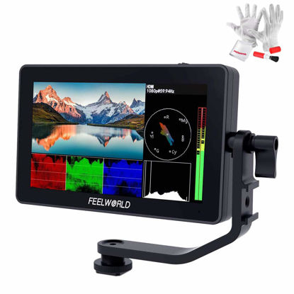 Picture of FEELWORLD F6 PLUS 5.5 Inch 3D LUT Touch Screen Camera Field Monitor - IPS FHD 1920x1080 with 4K HDMI support