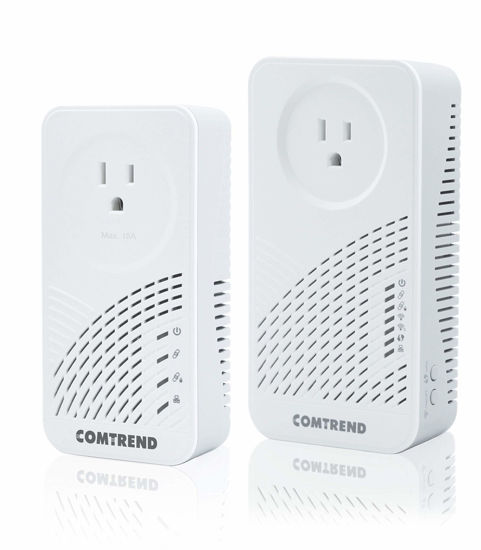 Picture of Comtrend 2Gbps G.hn Powerline Ethernet Adapter with Wireless AC I 2-Unit Kit (PG-9182AC-KIT)