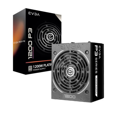 Picture of EVGA Supernova 1200 P3, 80 Plus Platinum 1200W, Fully Modular, Eco Mode with FDB Fan, Includes Free Power On Self Tester, Compact 180mm Size, Power Supply 220-P3-1200-X1