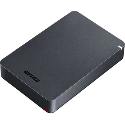 Picture of BUFFALO 4TB MiniStation PGF Portable External Hard Drive HDD Shock Resistant, USB 3.0 (3.2 Gen 1x1) for PC, Mac